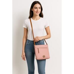 Joy Mangano Pink Crossbody Bag 10x9 Womens Purse